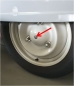 Preview: Felgenmittenloch-Stopfen -Kunststoff grau- 2CV...